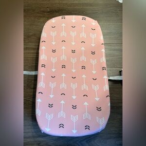 White Quilted Baby Changing Pad